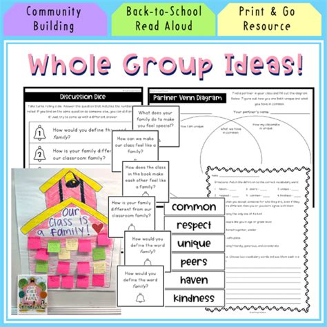 Our Class is a Family Activities – Learning With Lexie