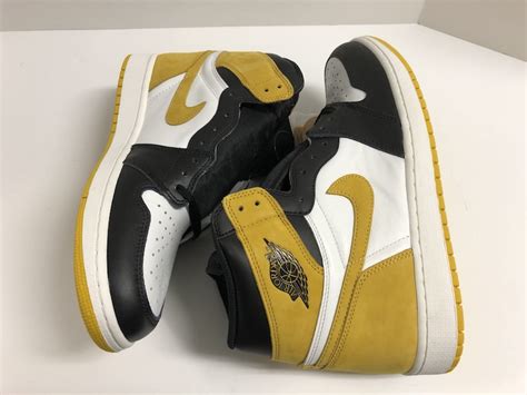 Buy Authentic Nike Air Jordan 1 Retro "Yellow Ochre" (2018) | 555088-109