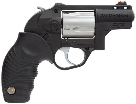 Taurus Model 605 Poly Dt 357 Mag Revolver 2 Barrel Stainless Finish