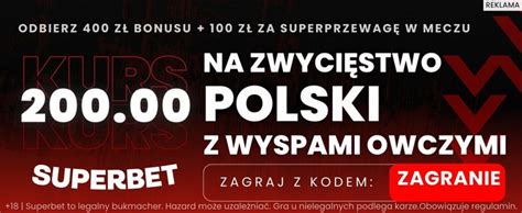 Polska Wyspy Owcze Typy Kursy Zak Ady