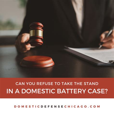 Can You Refuse To Testify In A Domestic Battery Case Against You