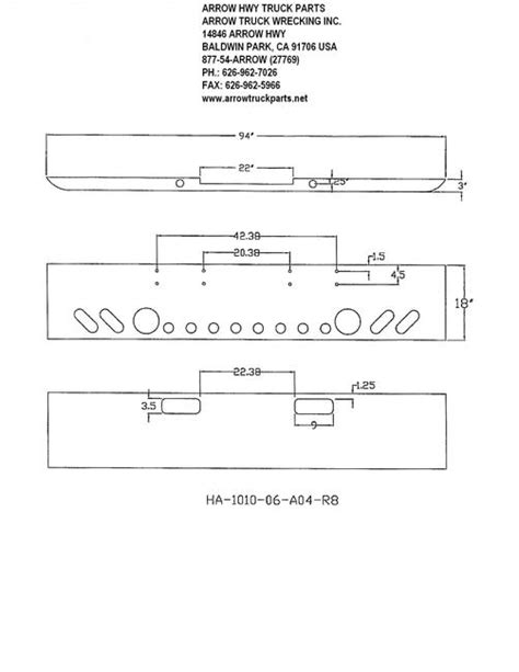 Peterbilt 359 352 Bumper Chrome 18 Texas Style