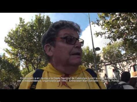 Entrevistem Al Jaume A La Diada Nacional De Catalunya Durant La