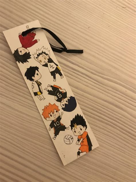 A Haikyuu Bookmark I Made For My Sister Rhaikyuu