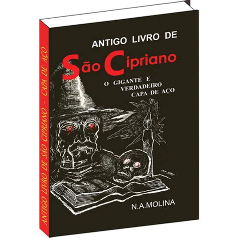 Antigo Livro De São Cipriano O Gigante E Verdadeiro Capa De Aço No