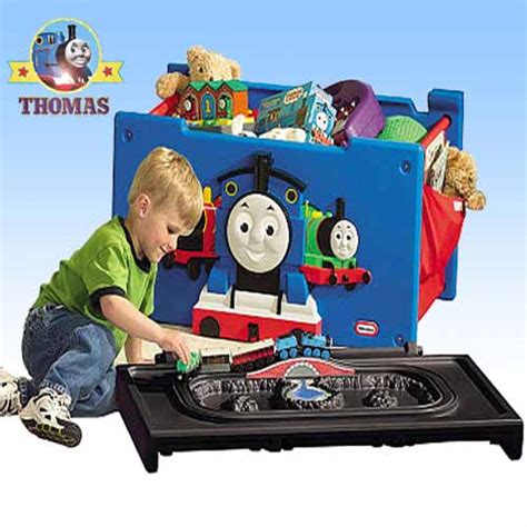 Toy storage boxes ideas Thomas the train toy box furniture chests | Train Thomas the tank engine ...