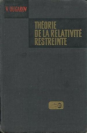 Th Orie De La Relativit Restreinte By V Ougarov Bon Couverture