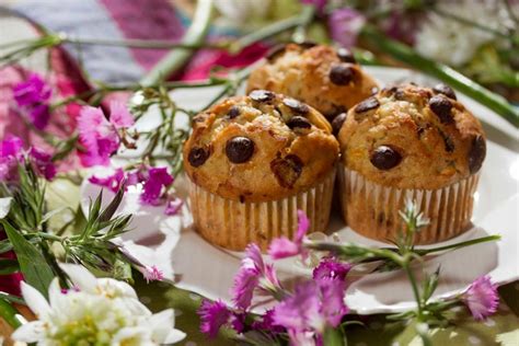 Muffins De Banana Con Chips De Chocolate