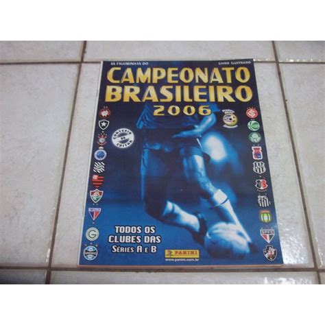 Álbum de Figurinhas Campeonato Brasileiro 2006 Panini Bom Estado