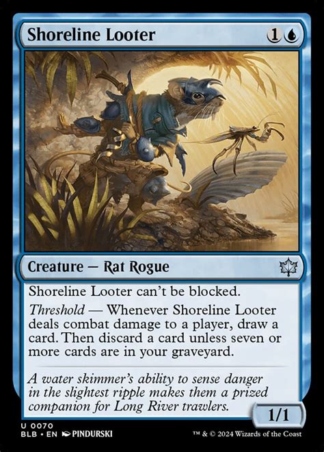 Shoreline Looter · Bloomburrow (BLB) #70 · Scryfall Magic The Gathering ...