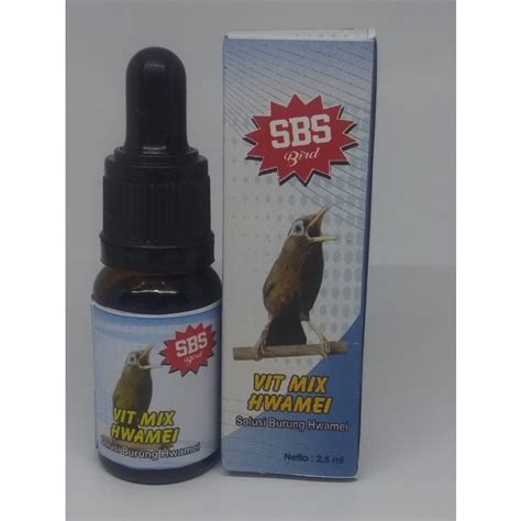 Jual Vit Mix Hwamei Sbs Bird Solusi Burung Wambi Kicau Mania Shopee