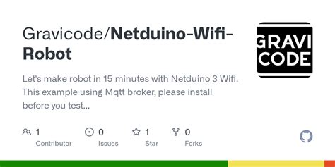 Github Gravicode Netduino Wifi Robot Let S Make Robot In Minutes