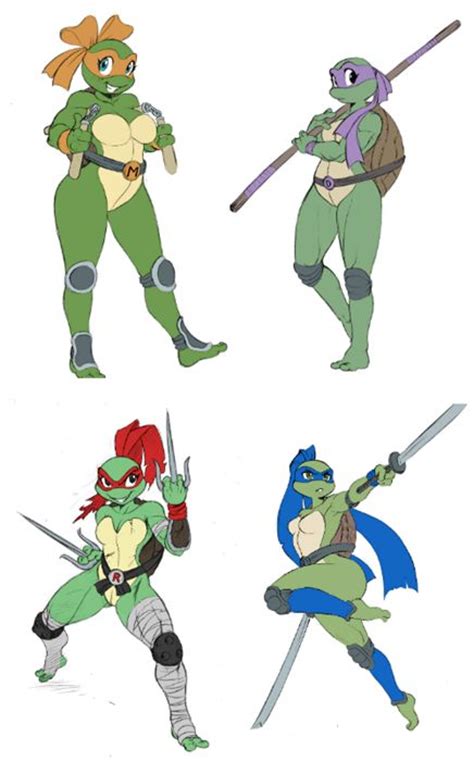 What Would You Name These Lady Turtles Teenage Mutant Ninja Turtles