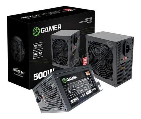 Fonte De Alimenta O Atx Para Pc Gamer W Reais Super Silenciosa V