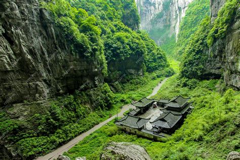 Premium Photo Wulong Karst National Geology Park In Chongqing China