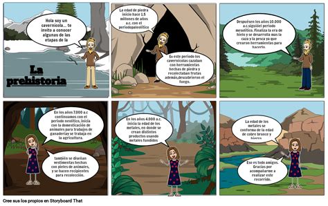 Prehistoria Storyboard By 4a551c1e