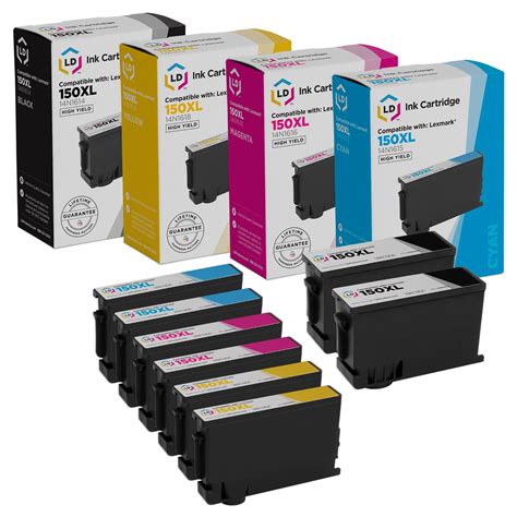 LD Products Compatible Ink Cartridge Replacements For Lexmark 150XL