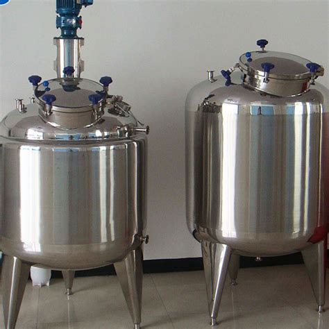 Stainless Steel Customized Stirrer With Agitator Double Jacketed Mixing