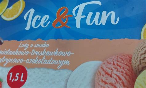 Ice Fun Kalorie Kj I Warto Ci Od Ywcze Dine Fit Pl