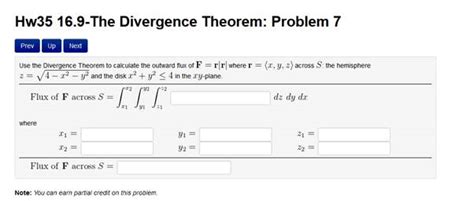 Get Answer Use The Divergence Theorem To Calculate The Outward Flux Of F R Transtutors