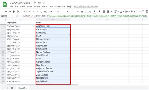 How To Use VLOOKUP In Google Sheets From Another Tab And Spreadsheet