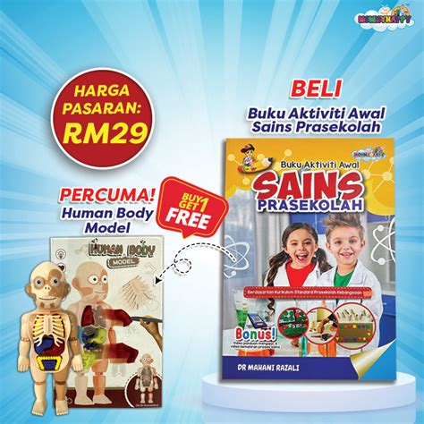 Promosi Buku Aktiviti Awal Sains Prasekolah Free Human Body Model