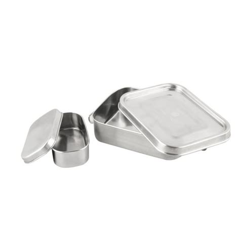 Stainless Steel Lunch Box with Steel Container - Taabartoli