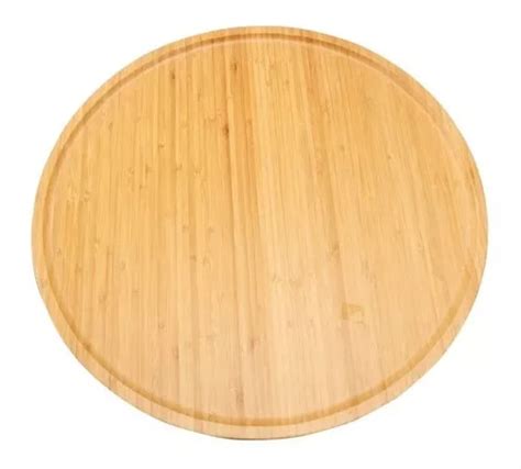 Centro De Mesa Giratorio De Bamboo Bambu Lazy Susan 44 5cm Envío gratis