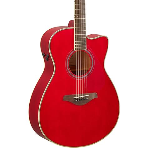 Yamaha FSC-TA TransAcoustic Concert Cutaway Acoustic-Electric Guitar ...