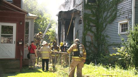 Erie Firefighter Injured Battling House Fire With Hoarder Conditions Erie News Now Wicu And