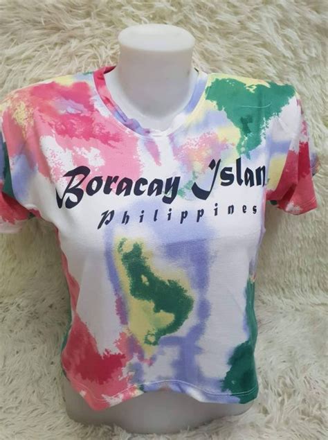 Tie Dye Boracay Shirt For Women Fashion Lazada Ph