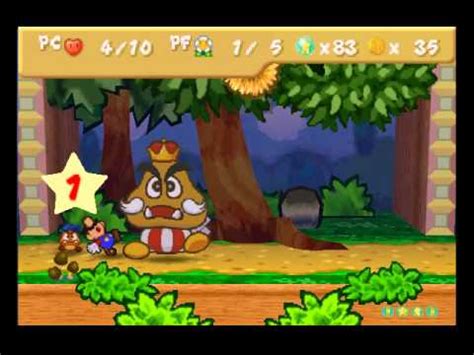 Paper Mario Boss Rey Goomba YouTube