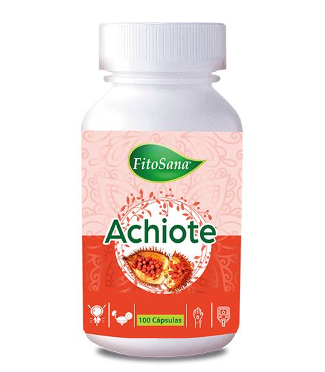 Achiote Cápsulas 100 Unidades Fitosana Perú