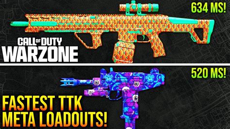 Warzone Top Best Ttk Meta Loadouts After Update Warzone Fastest