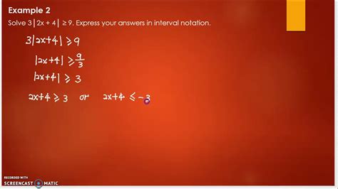 12 Absolute Value Inequalities Example 2 YouTube