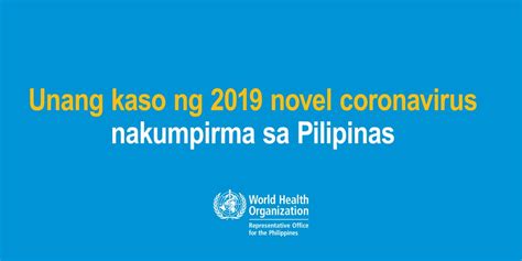 Thread By WHOPhilippines Inanunsyo Ng Department Of Health Ngayong