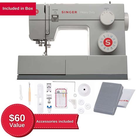 Singer 4423 Heavy Duty Electric Sewing Machine Grey Sewingindian