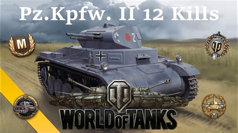 World Of Tanks Pz II Kolobanov S Medal 12 Kills Only 2hp Left