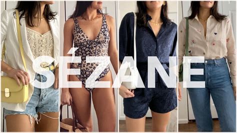 SEZANE HAUL TRY ON Swimwear Sézane Editions Livie Belt Tomboy