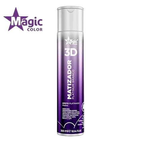 Matizador 3d Magic Color Efeito Prata 300ml Matizador Magazine Luiza