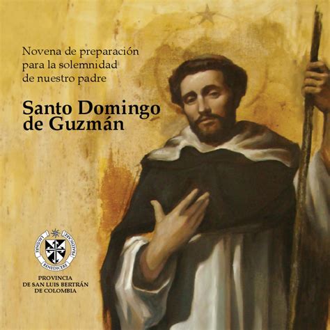 Novena A Santo Domingo De Guzmán By Orden De Predicadores Provincia De San Luis Bertrán De