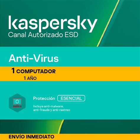 Licencia Kaspersky Anti Virus Equipo A O Compucentro