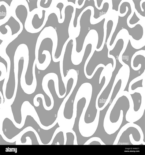 Gray Lines On White Graffiti Background Pattern Stock Vector Image