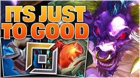 Top Lane Alistar Is Too Good Off Meta Full Tank Alistar Build