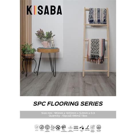 Jual Lantai Spc Kisaba Tebal Mm Spc Flooring Kisaba Click Sistem