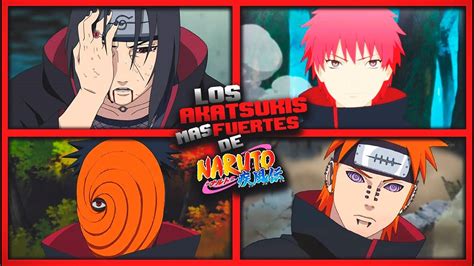 Top 10 Akatsuki Mas FUERTES De Naruto Shippuden FuRy Animes YouTube