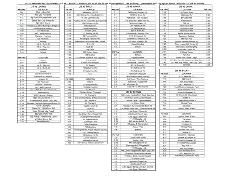 **New bus routes. Effective Monday... - Lyndon Town School | Facebook