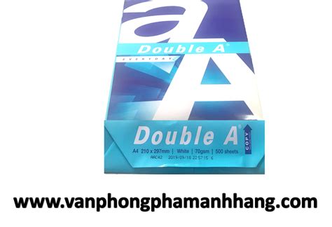 Double A A4 Đl 70 Tl Văn Phòng Phẩm Ánh Hằng