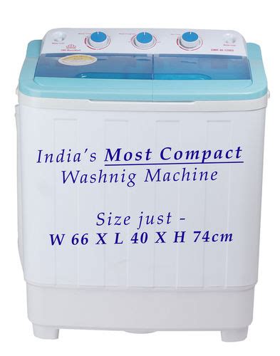 Dmr 46 1298s Compact 4 6kg Twin Tub Semi Automatic Washing Machine Blue Dimension L W H 66