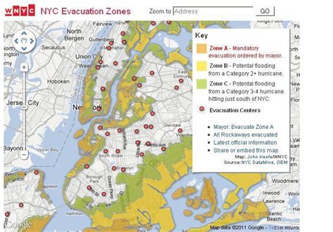 Look Nyc Evacuation Zones Wnyc New York Public Radio Podcasts